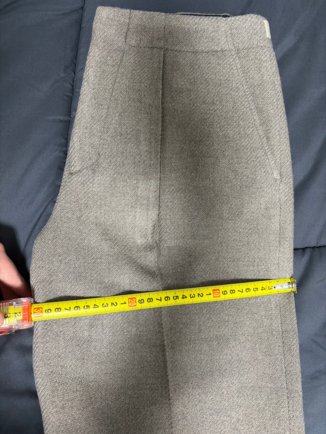 46사이즈) 아워레가시 버로우드 울 팬츠 상품이미지4