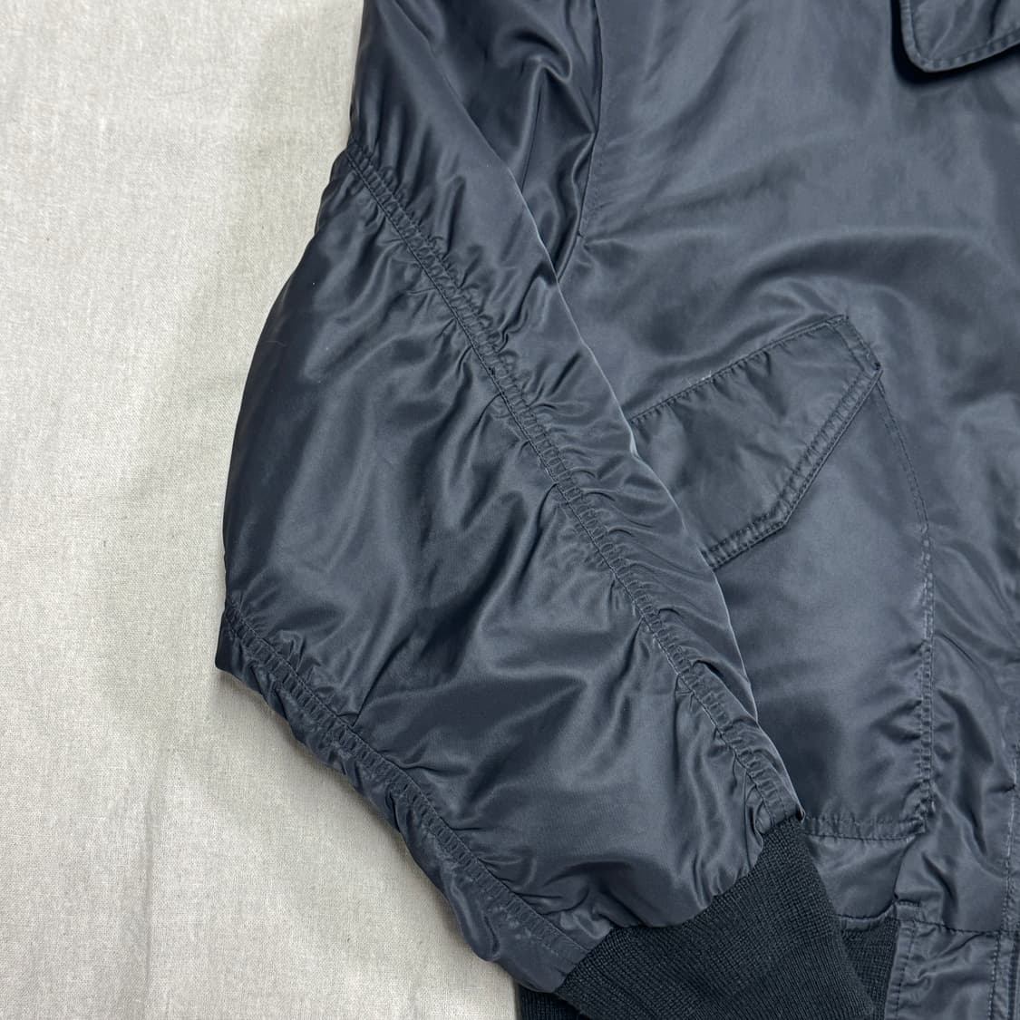 사하라 신슐레이트 패치 크롭 봄버 ma1 M 상품이미지3