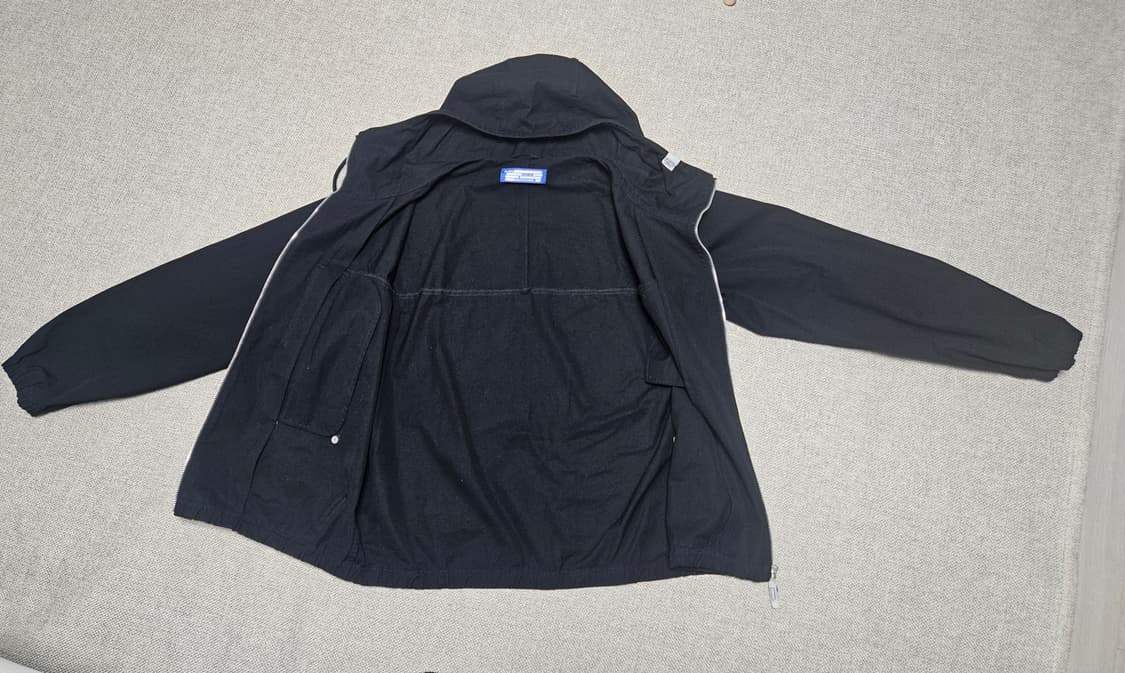 [50]미하라야스히로 22ss 블루슨후드자켓 검정 I07BL011 상품이미지2