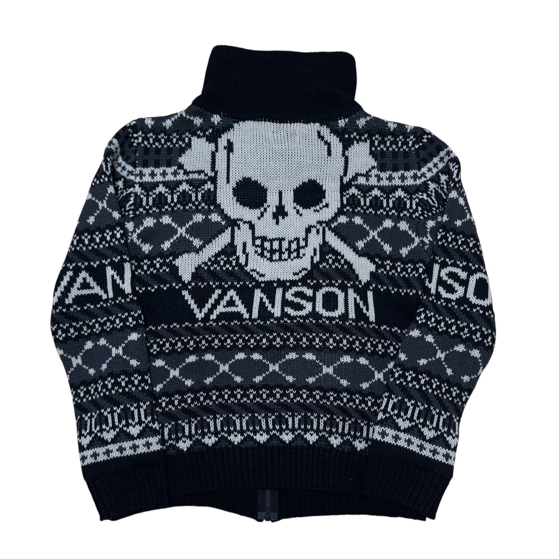 밴슨 본 스컬 집업 자켓 상품이미지6