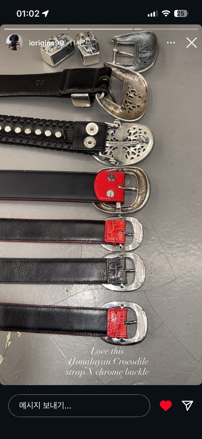 크롬하츠 건슬링어 1인치 벨트 상품이미지3