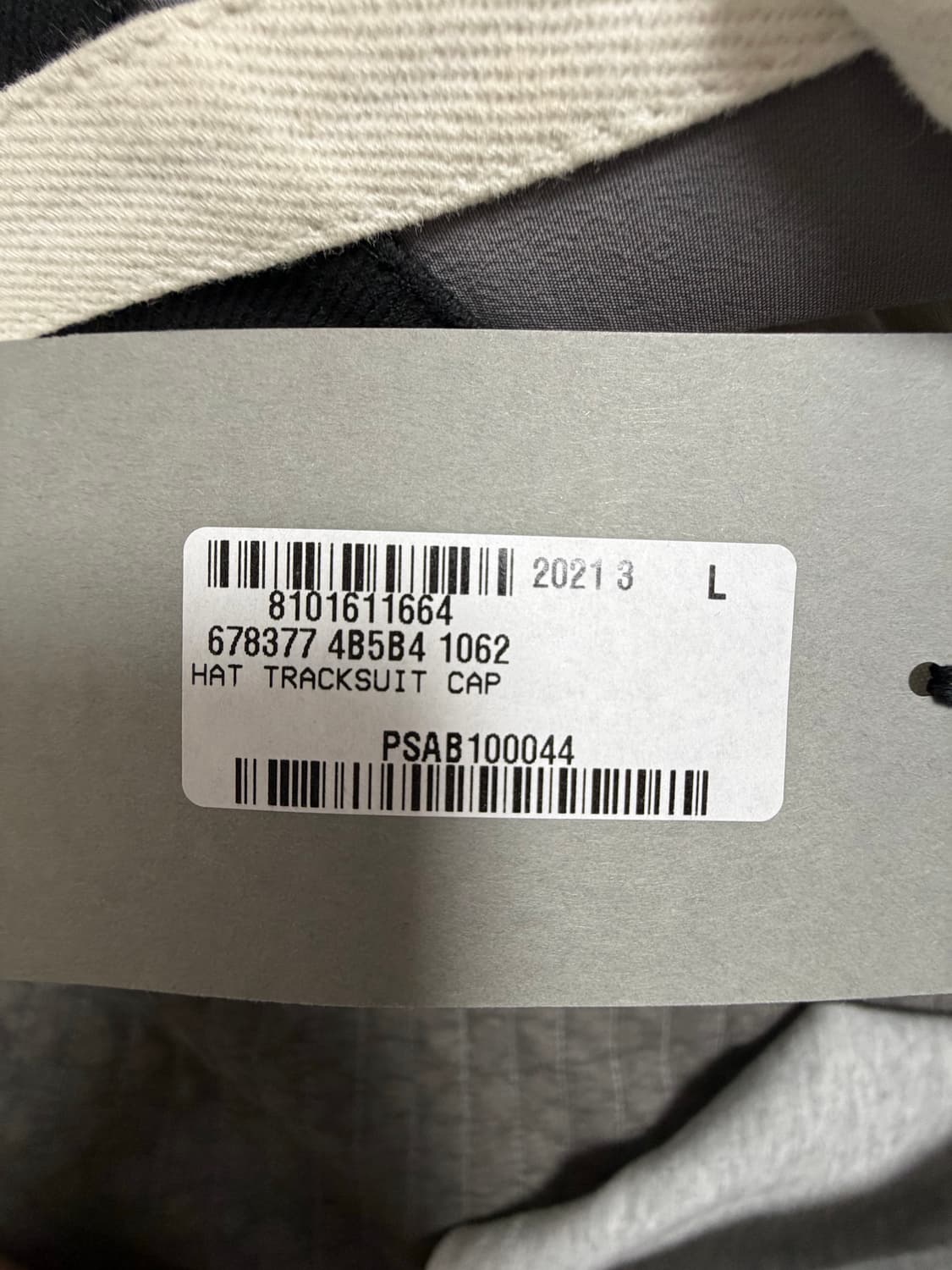 발렌시아가 트랙볼캡 L 상품이미지5