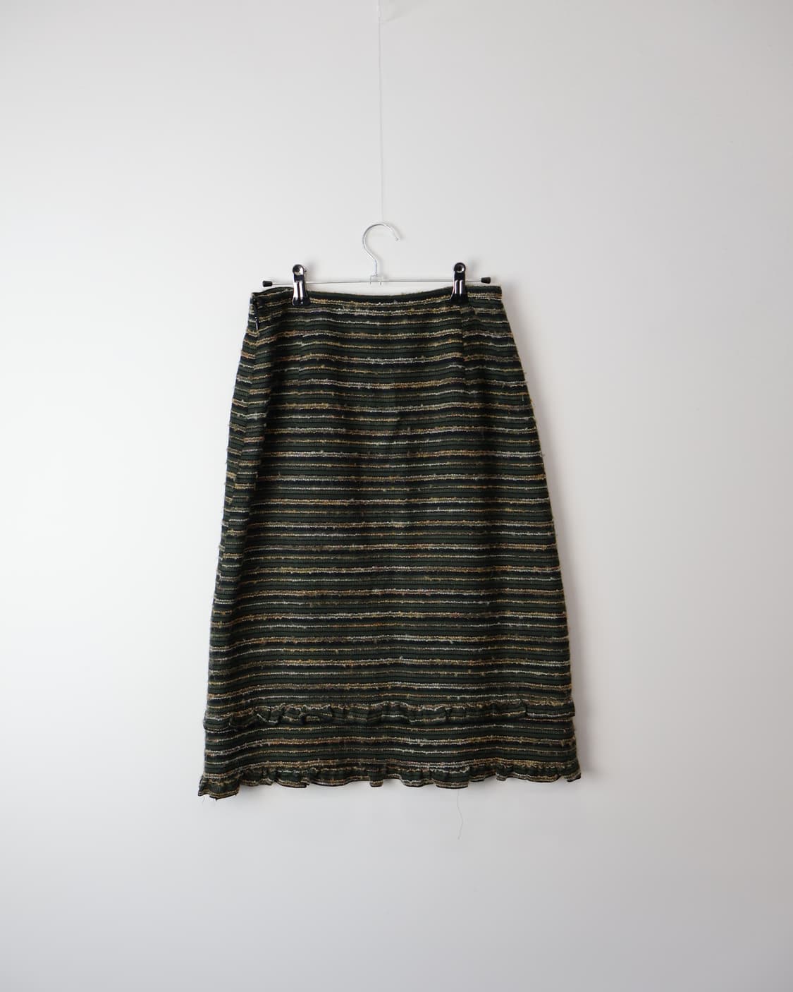 Trans Continents Wool Striped Midi Skirt 상품이미지4