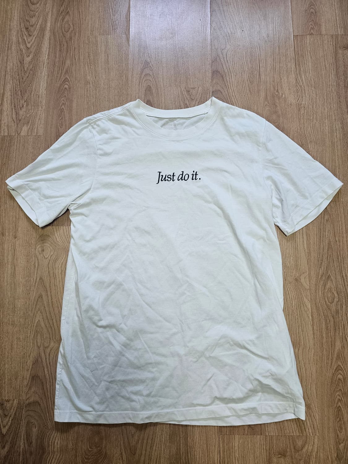 나이키 Just do it 화이트 반팔 L사이즈 상품이미지1