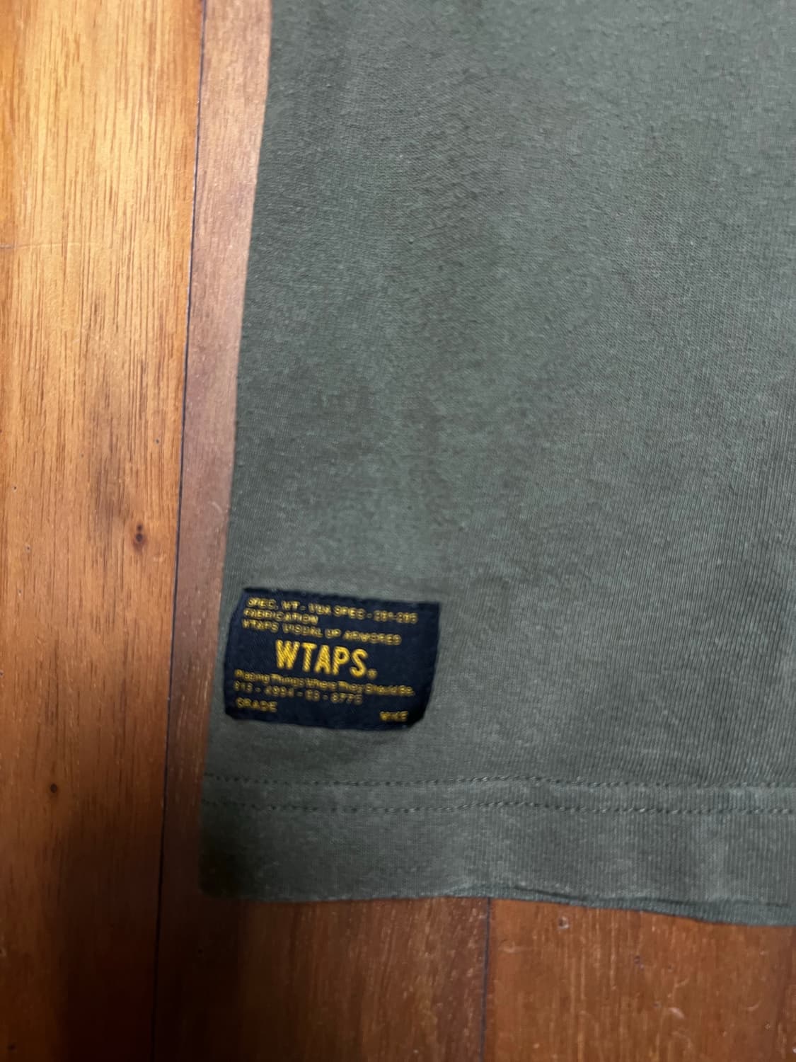 더블탭스 밀리터리 티셔츠 M 상품이미지3