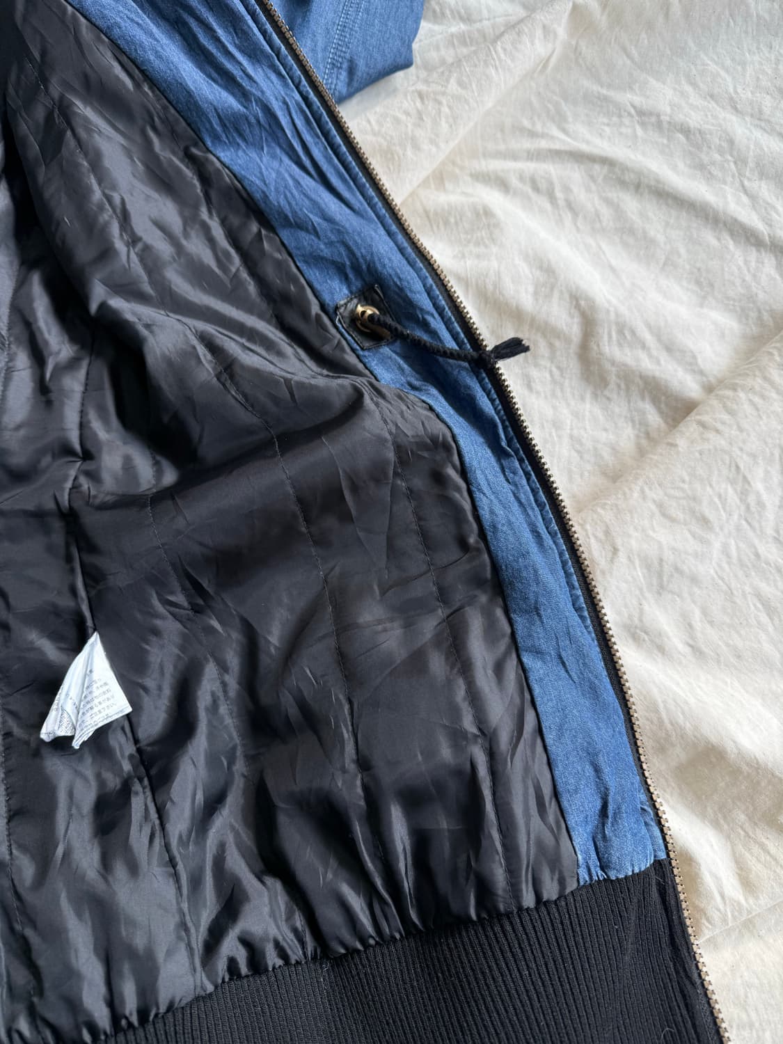 오네갸루 갸루 와투케 2000‘s 데님 원피스 집업 자켓 상품이미지5