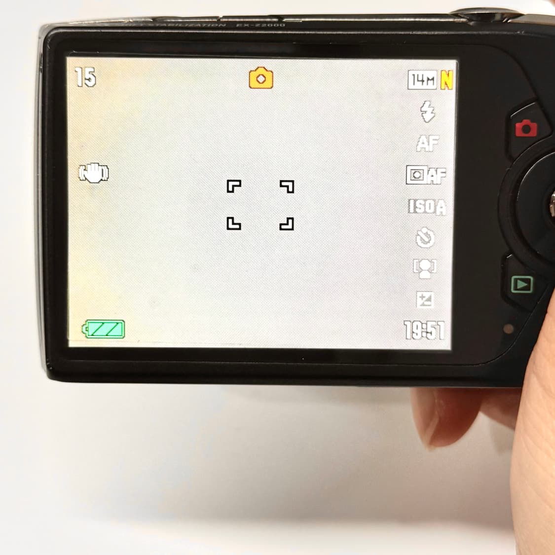 인물 메이크업모드)카시오 엑슬림 Z2000 블랙💝Casio Exilim 상품이미지10