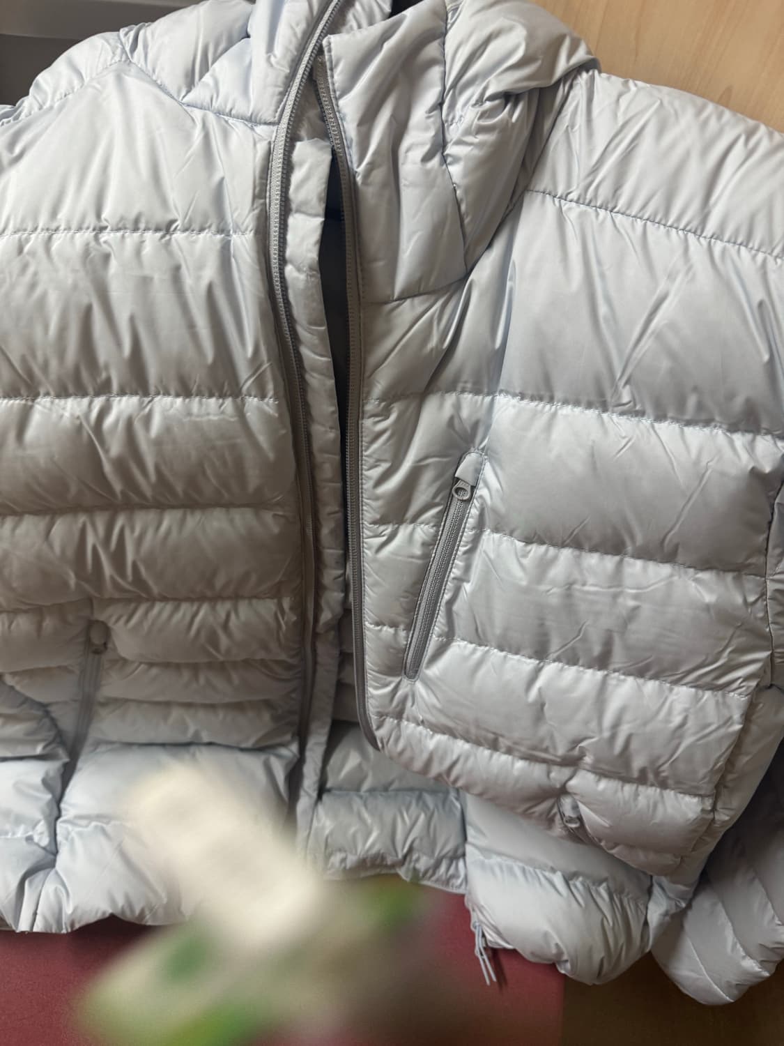 무신사 스탠다드 시티 레저 후드 라이트 다운 자켓 클라우디 블루 상품이미지1