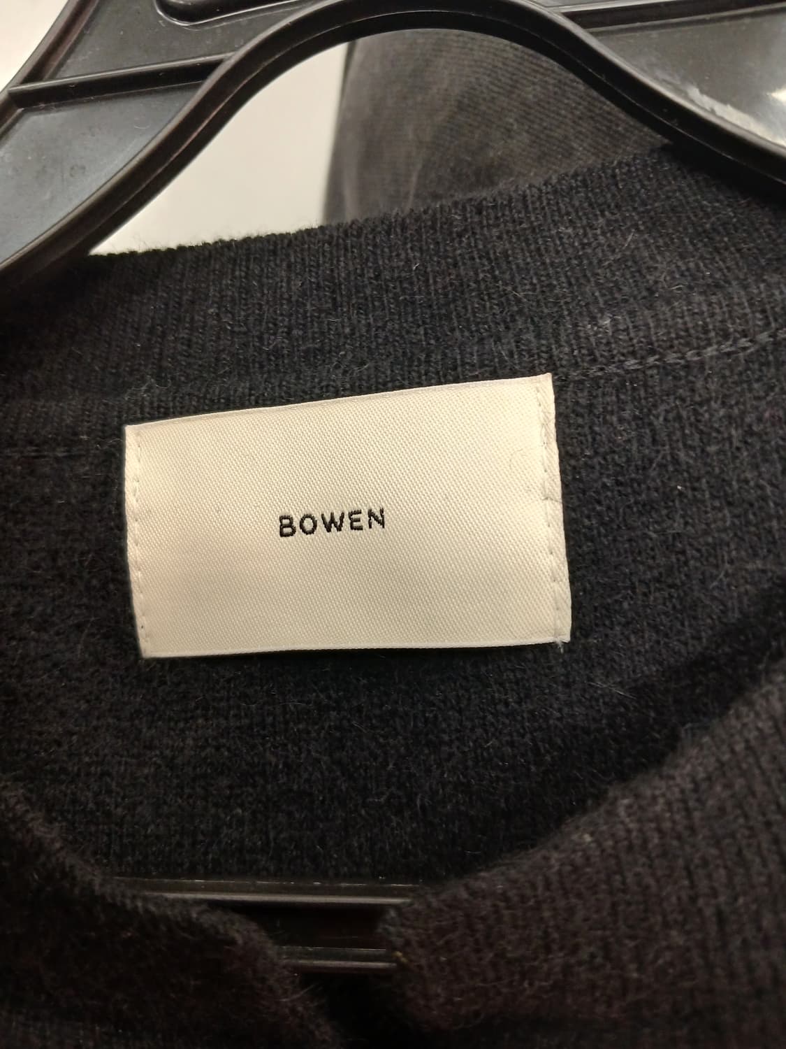 BOWEN 블랙 아우터 가디건 상품이미지8