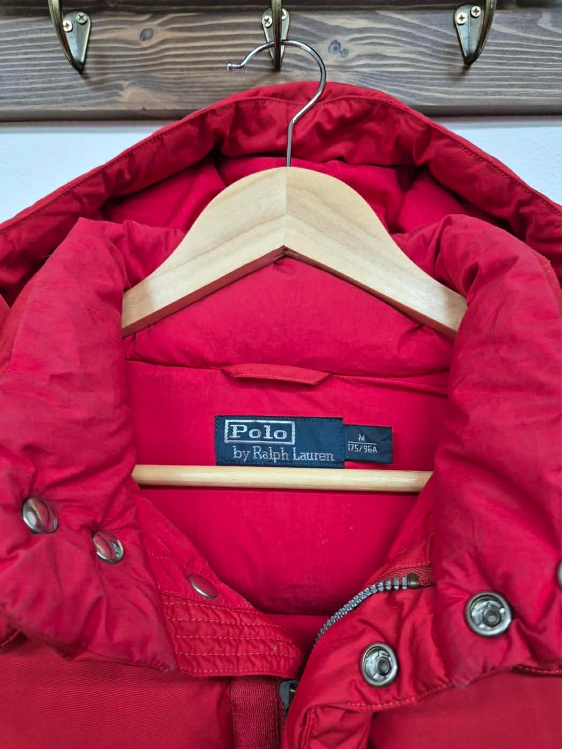 [M] 폴로 랄프로렌 레드 덕다운 패딩 베스트 상품이미지3