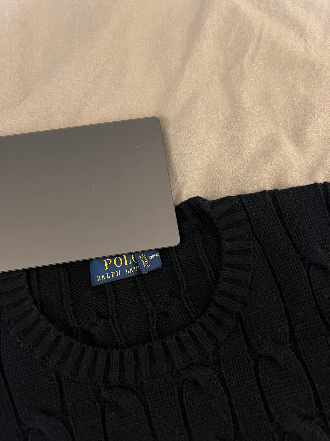 폴로 랄프로렌 케이블 꽈배기 니트 네이비 S 상품이미지4