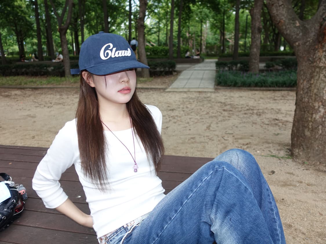 택포 CLAUS APPLIQUE CAP NAVY 상품이미지1