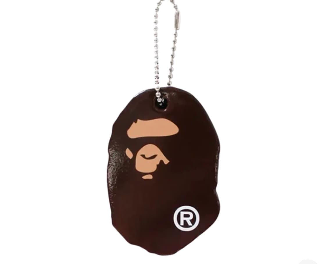 베이프 에이프 헤드 키체인 코인케이스 (신세틱 러버) 상품이미지1