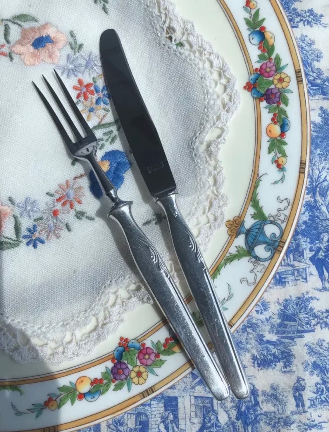 독일 빈티지 실버90 디저트 커트러리세트 상품이미지2