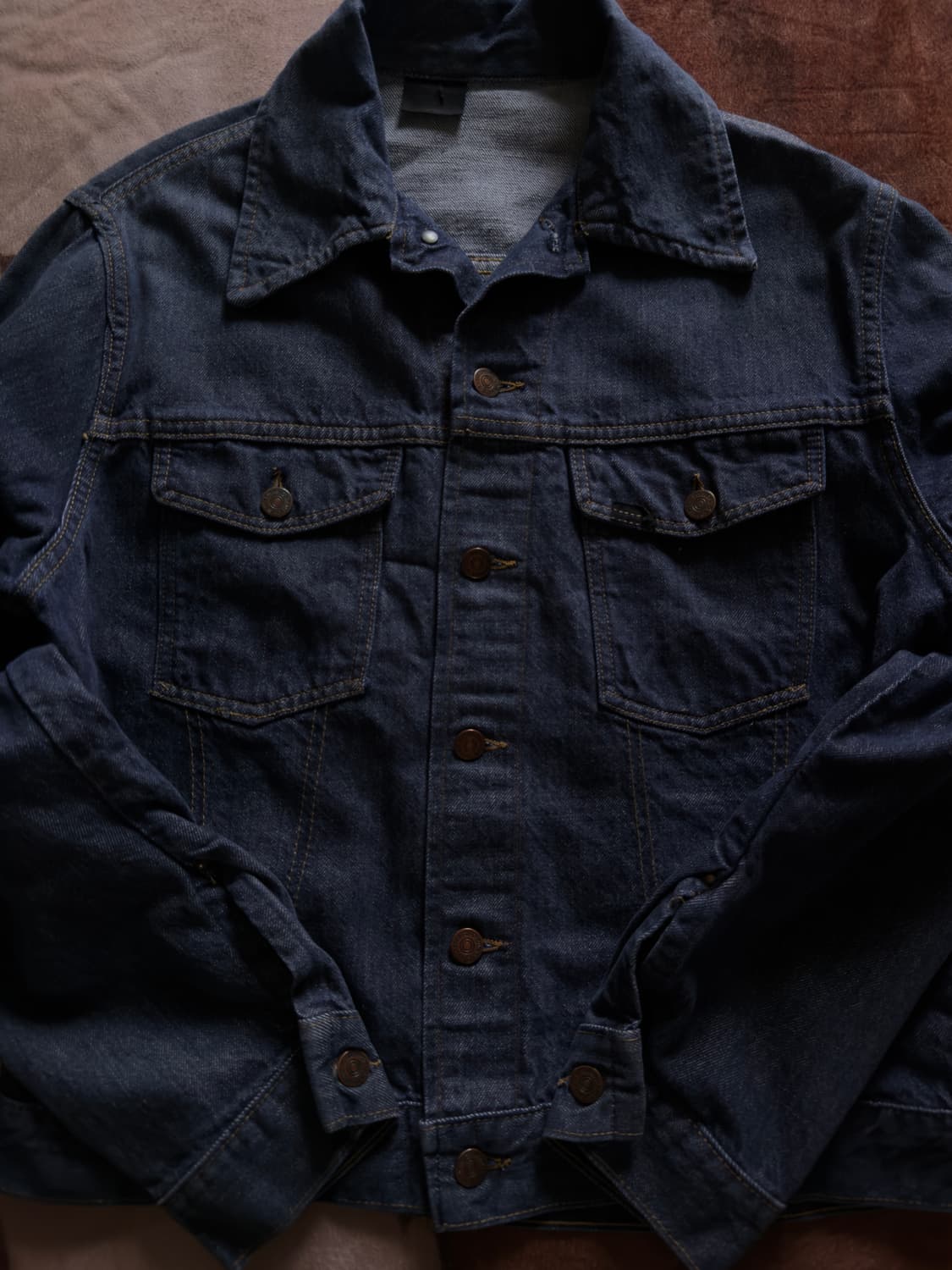 70s Sears Roebucks Selvedge Denim Jacket 상품이미지3