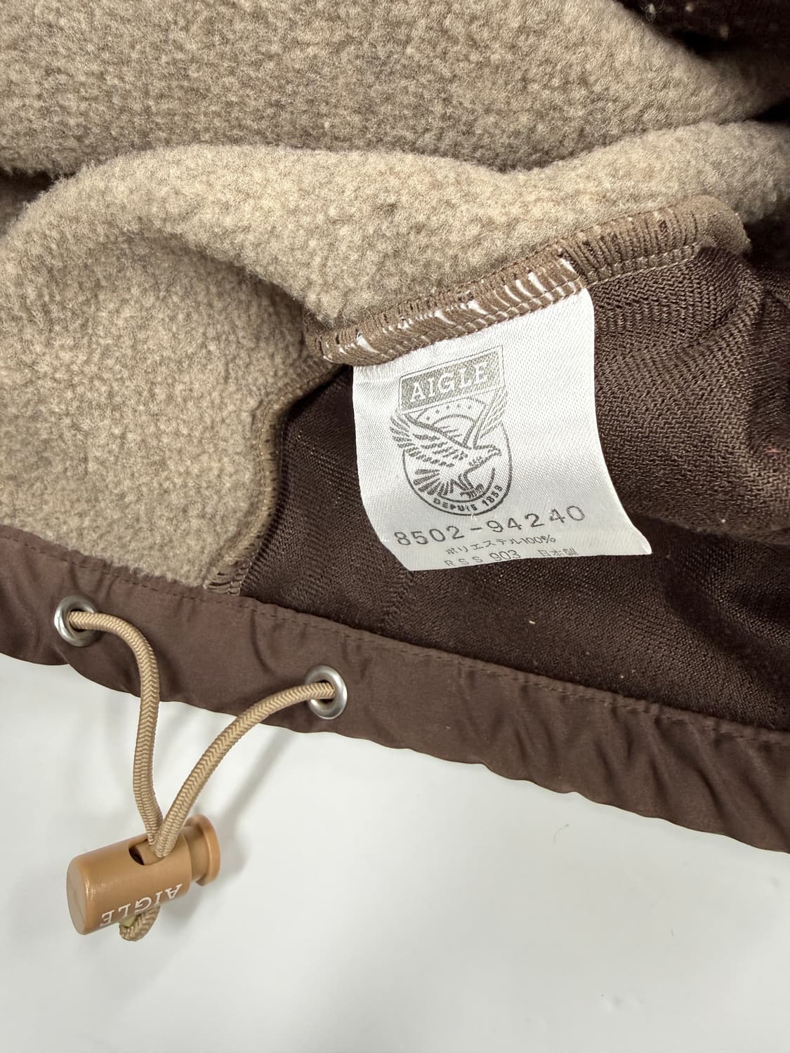 AIGLE 에이글 빈티지 하이넥 플리스 자켓 상품이미지4