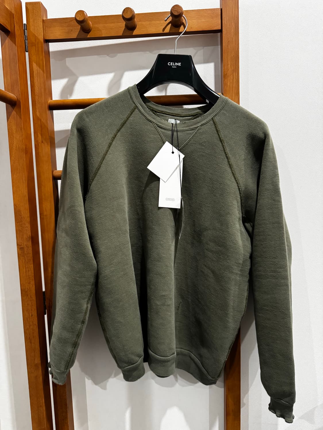 아프레쎄 빈티지 더블브이 카키 4 상품이미지1