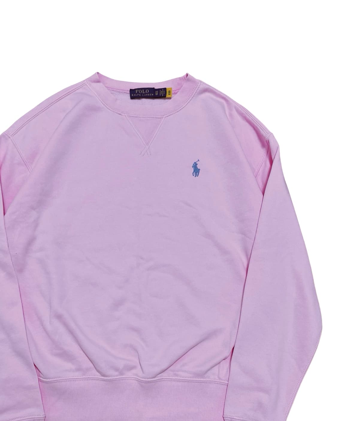 폴로 랄프로렌 qr택 핑크 맨투맨 상품이미지2