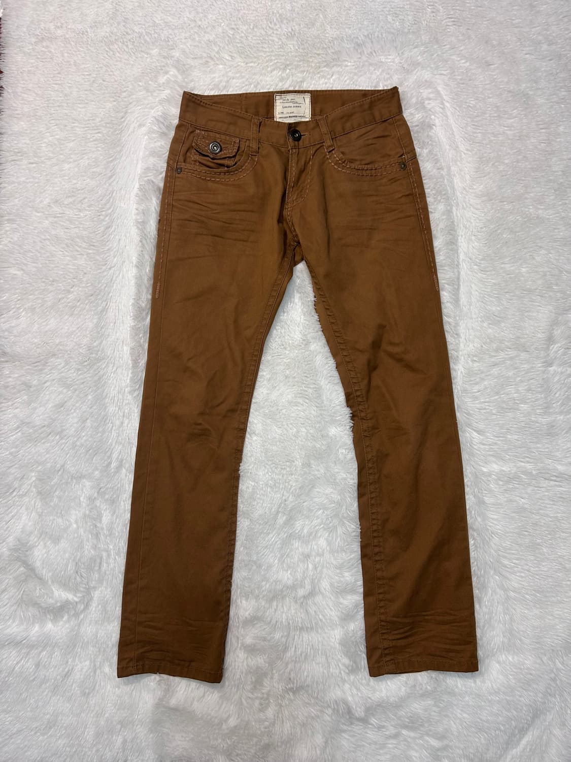 Lolita jeans zipper detailed pants 상품이미지1