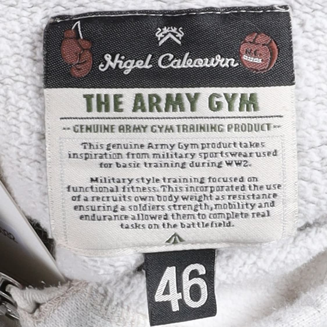 나이젤 카본 Nigel Cabourn Sweat Hood Zip Up

 상품이미지7