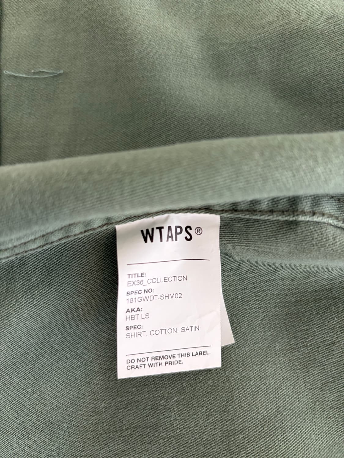 더블탭스 wteps 카크 그린 정글 셔츠 02 (L) 상품이미지8