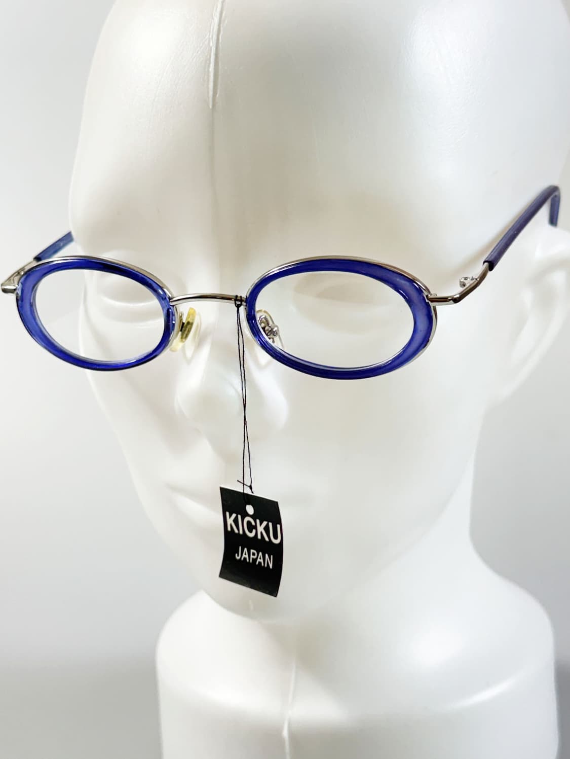 90s KICKU JAPAN 라운드 오벌 콤비네이션 빈티지 안경 상품이미지8