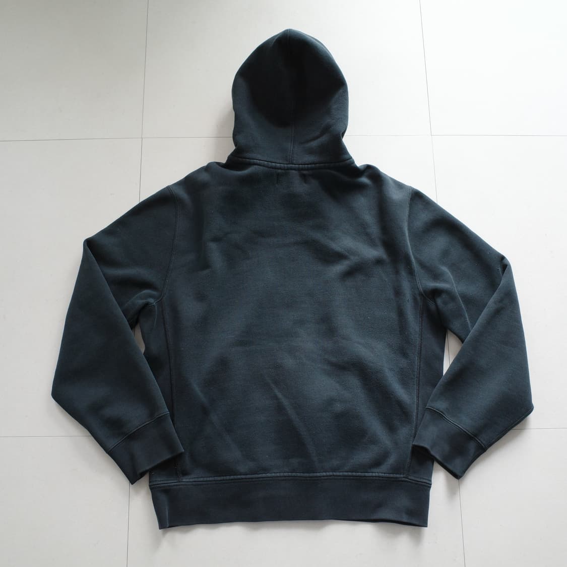 90s 폴로 랄프로렌 써멀 집업 후드 XL 블랙 상품이미지6