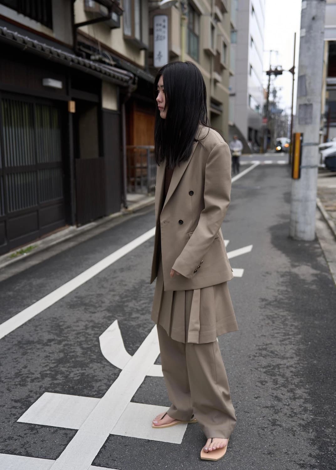 악토브헤 시티 플리츠 스커트 상품이미지2