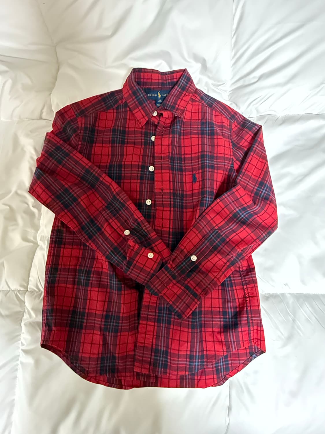 폴로 레드 체크셔츠  상품이미지4