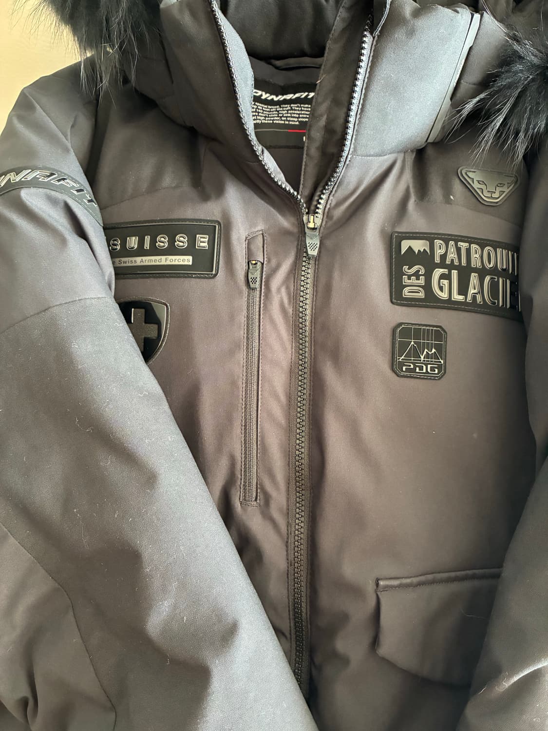 다이나핏 퍼 패딩 L 상품이미지2