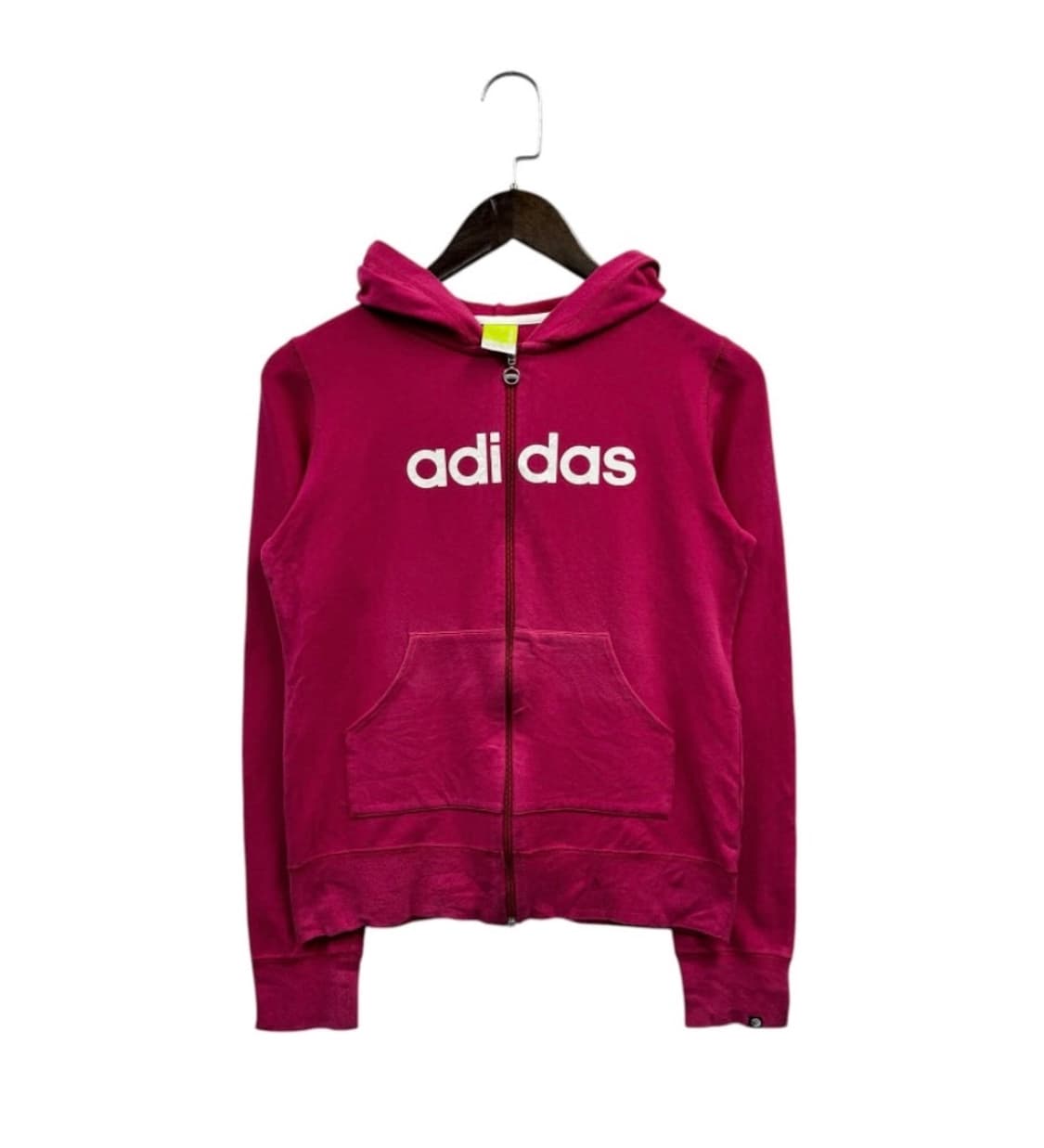 아디다스 후드집업 마젠타 상품이미지1