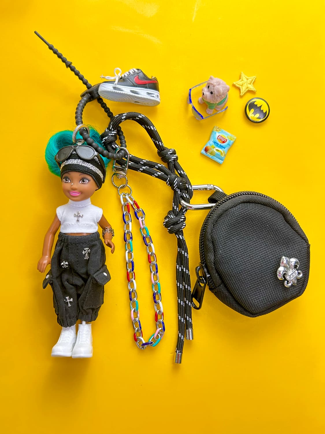 (14)바비키링 정품USA 마텔사 바비인형 커스텀키링 상품이미지1