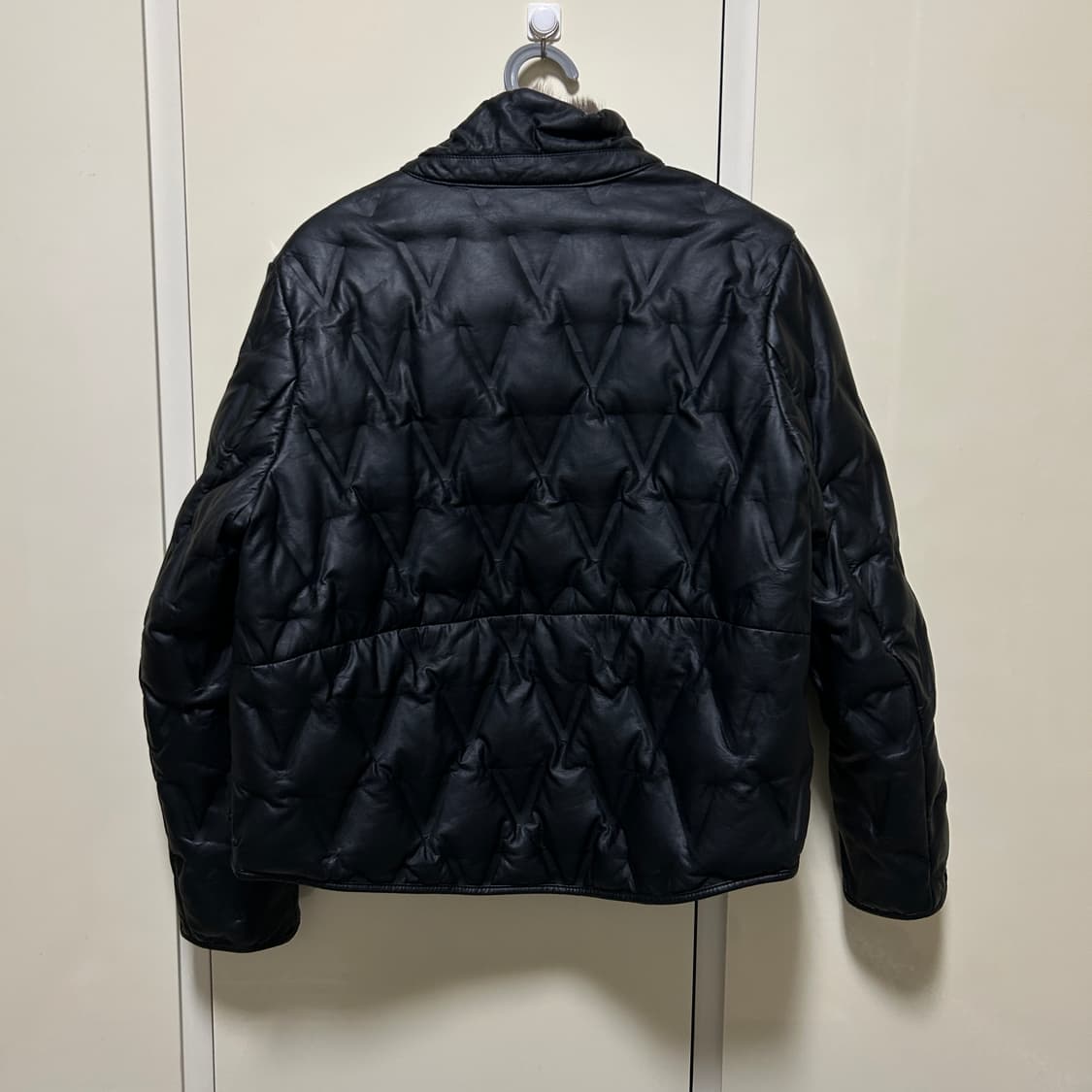 [재판매] 빈티지 레더 경량패딩 자켓 상품이미지2