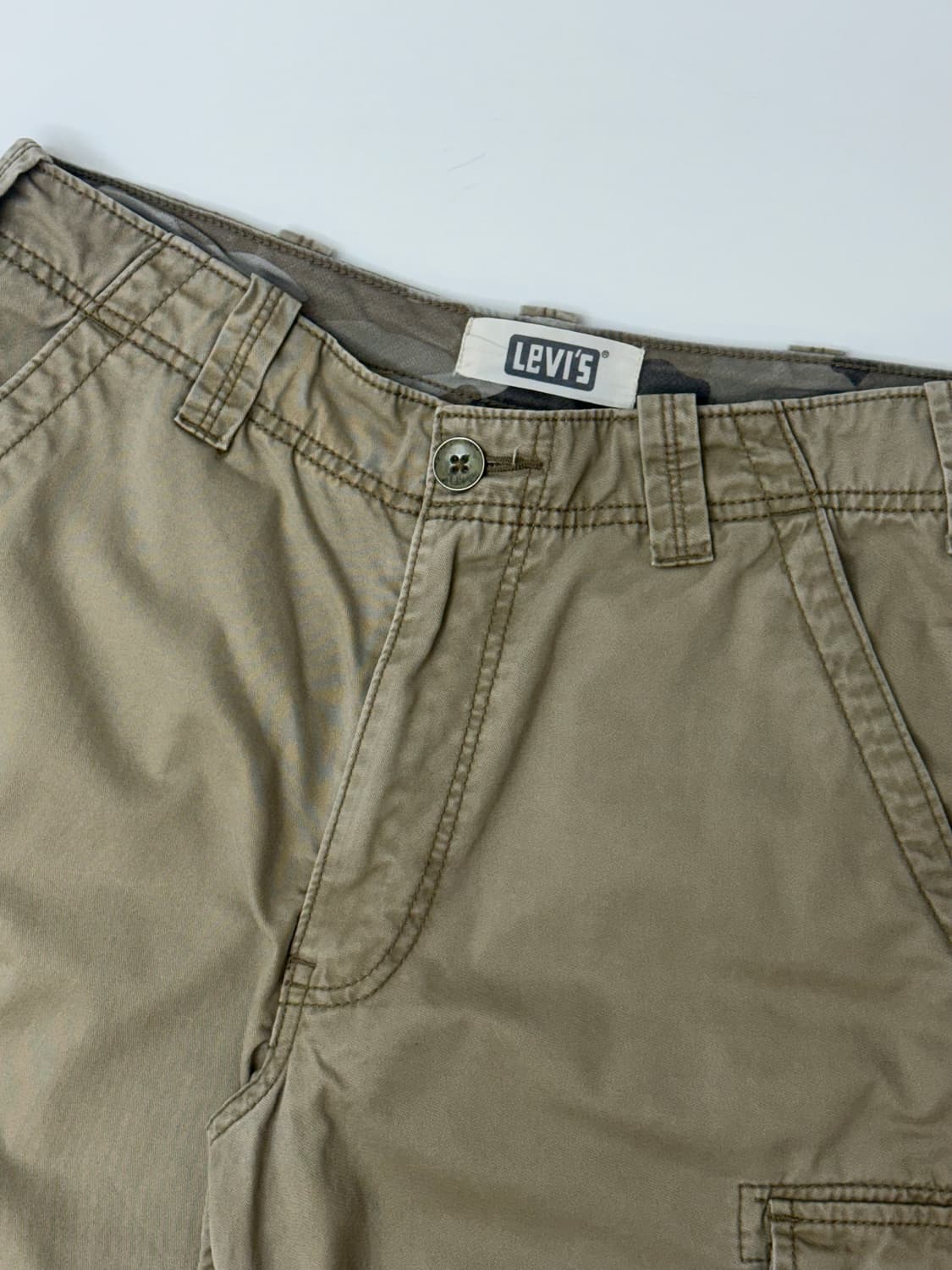 Levi's 리바이스 베이지 카고 하프 팬츠 상품이미지3