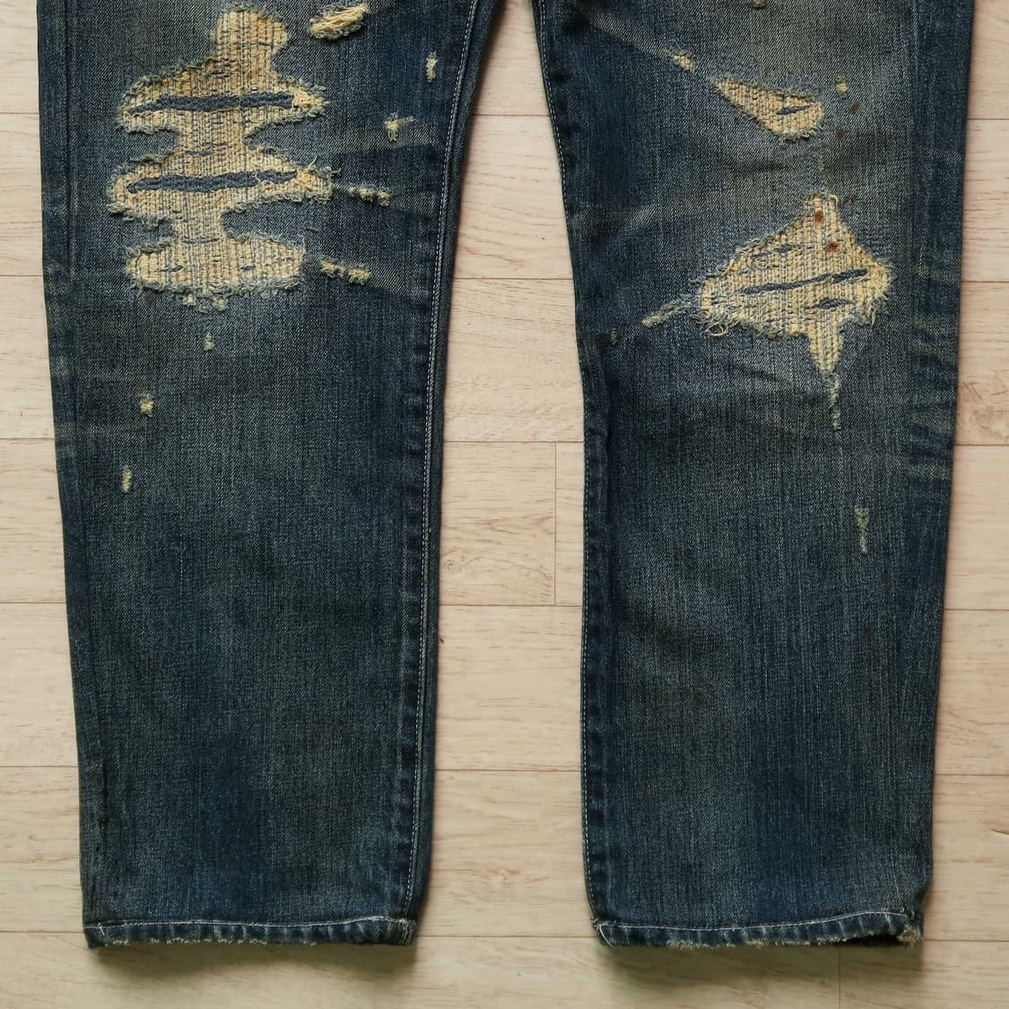 빈티지 리바이스 501 irregular 데님 팬츠 상품이미지4