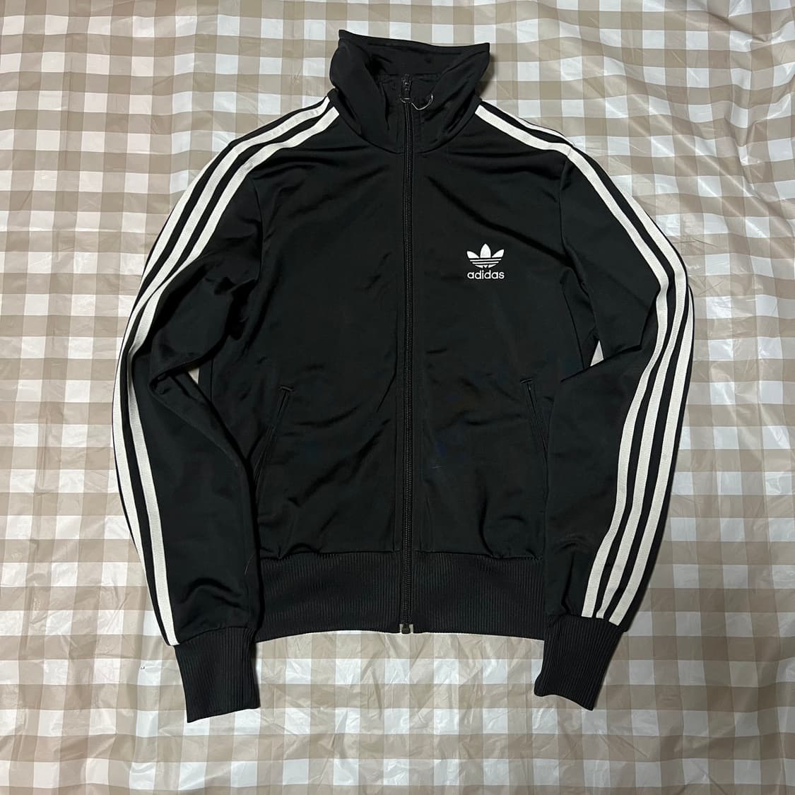 아디다스 여성 파이어버드 져지 블랙 90 삼선 트랙탑 집업 뒷로고 상품이미지1