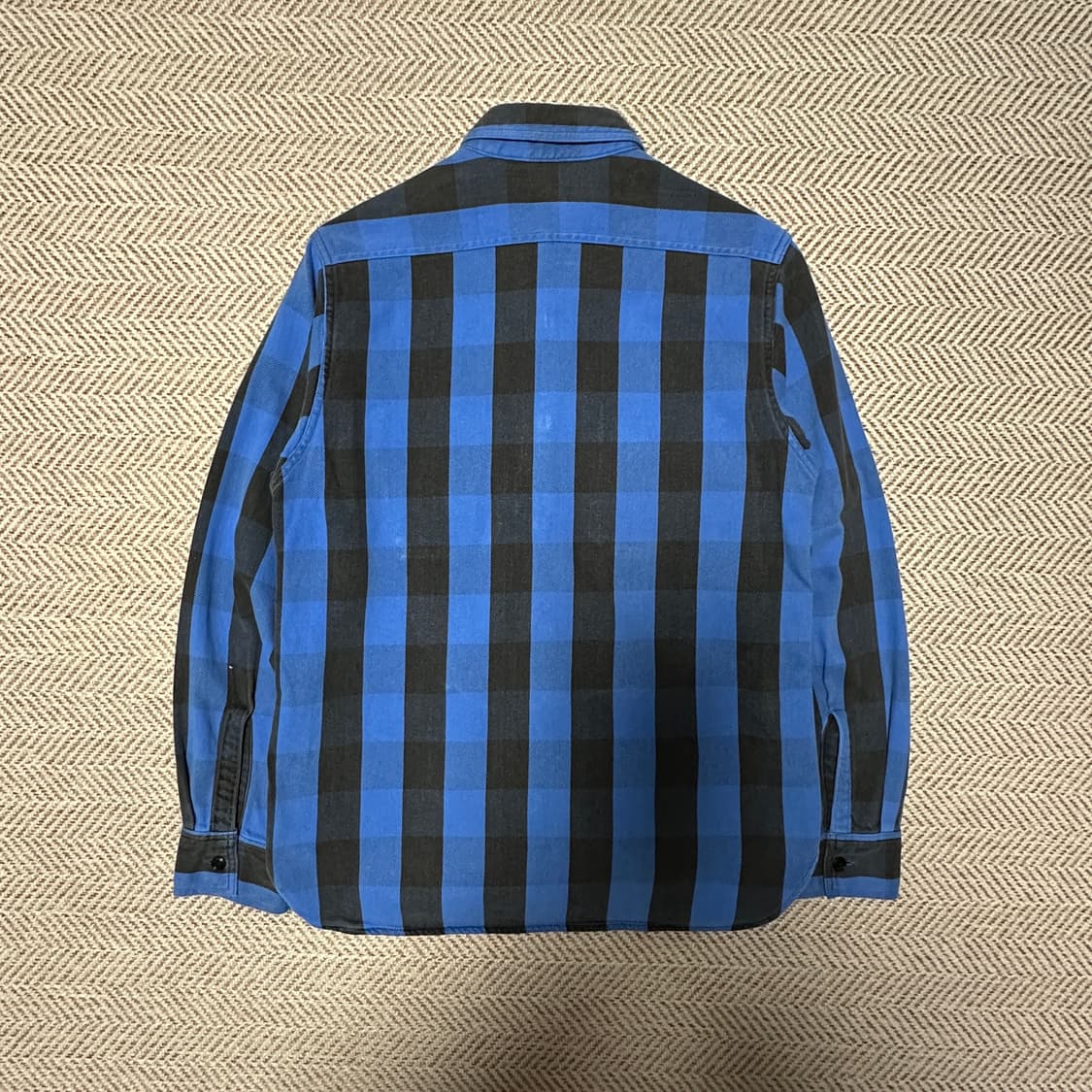 SUGAR CANE work shirt blue 상품이미지2