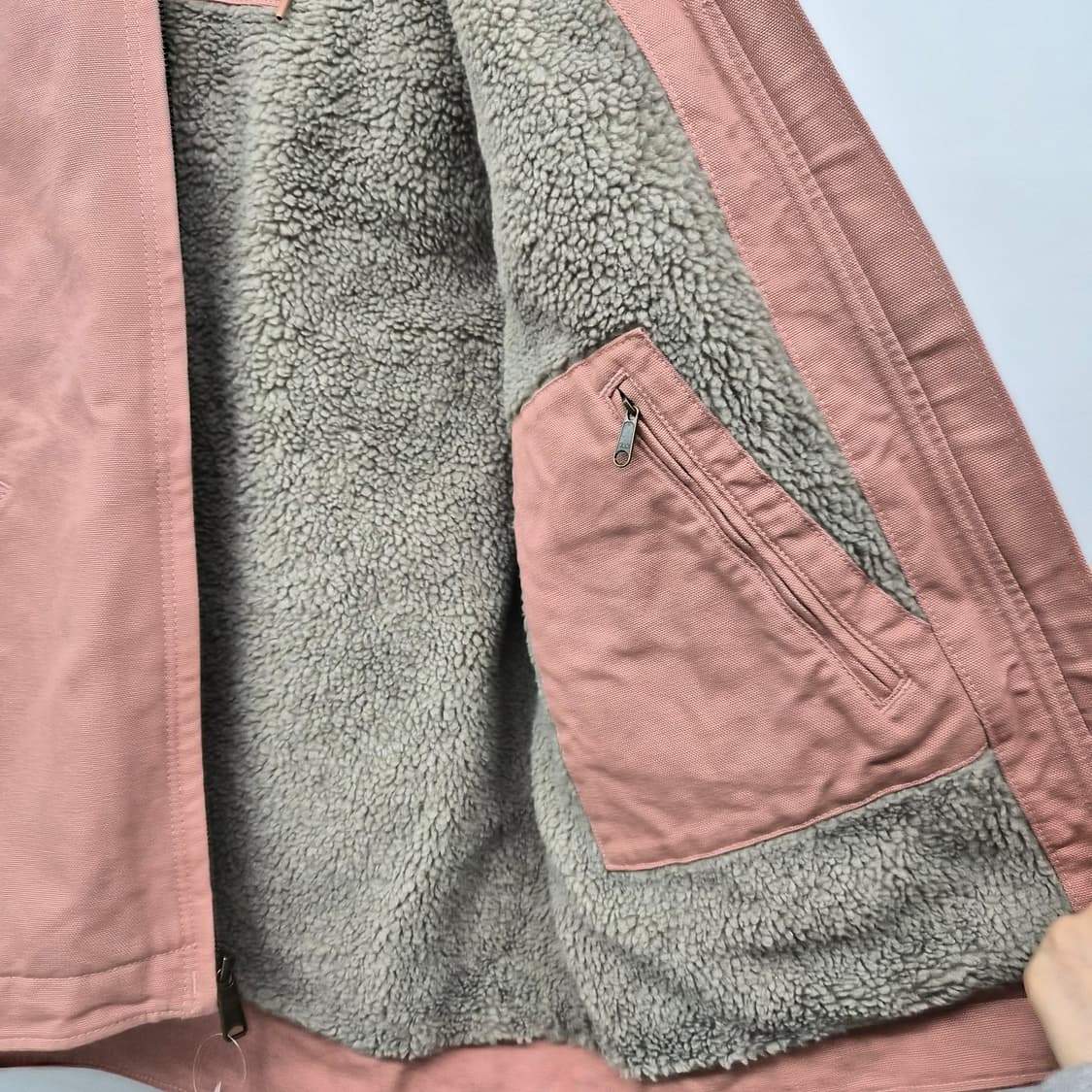 칼하트 셰르파 안감 시에르 핑크 자켓 남녀공용 S 상품이미지7