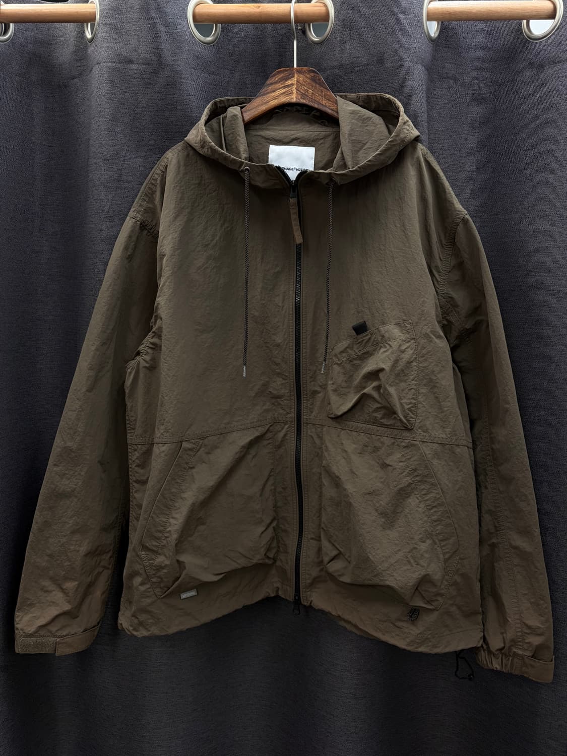 에스피오나지 바람막이 Ray Yacht Parka Taupe (L) 상품이미지1