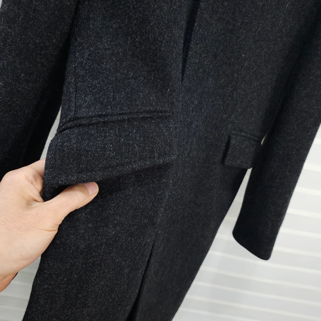 일본 ATELER SAB for men 울코트- M /우먼프리 상품이미지4