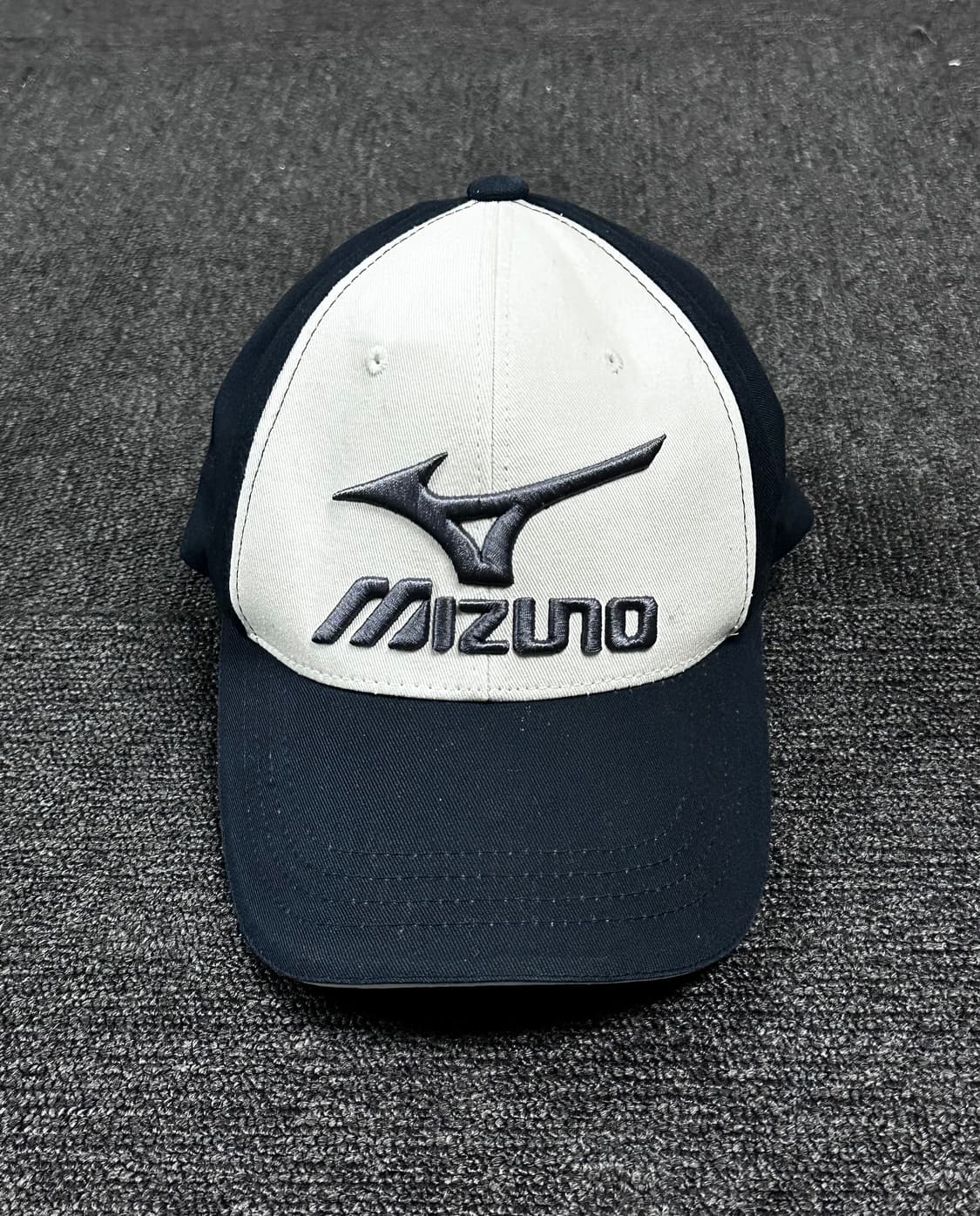 미즈노 야구 볼캡 네이비 화이트  상품이미지2