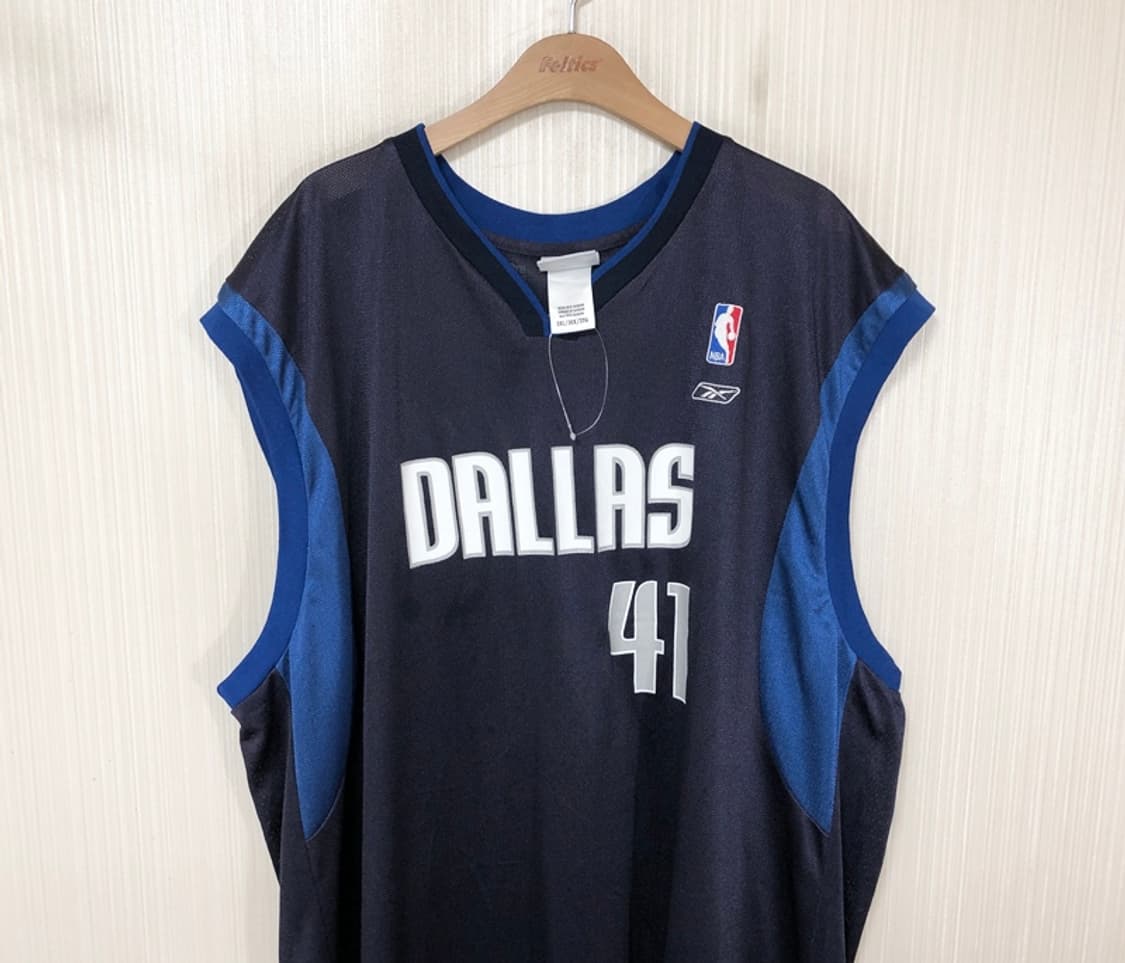 NBA 리복 댈러스메버릭스 유니폼/올드져지 3X #41 노비츠키 상품이미지2