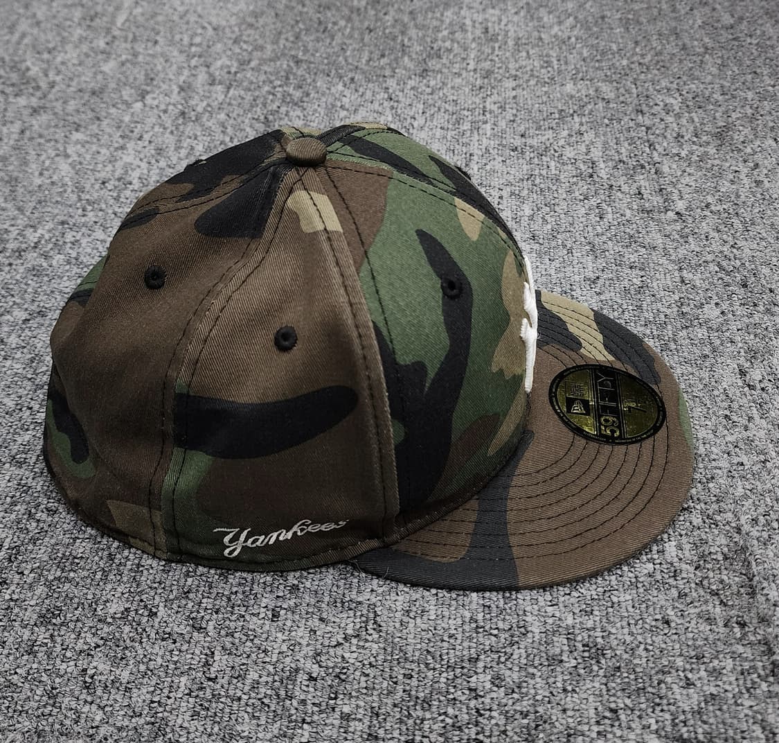 뉴에라 뉴욕 양키즈 우드랜드 카모 59FIFTY 7 1/2 스냅백 모자 상품이미지3