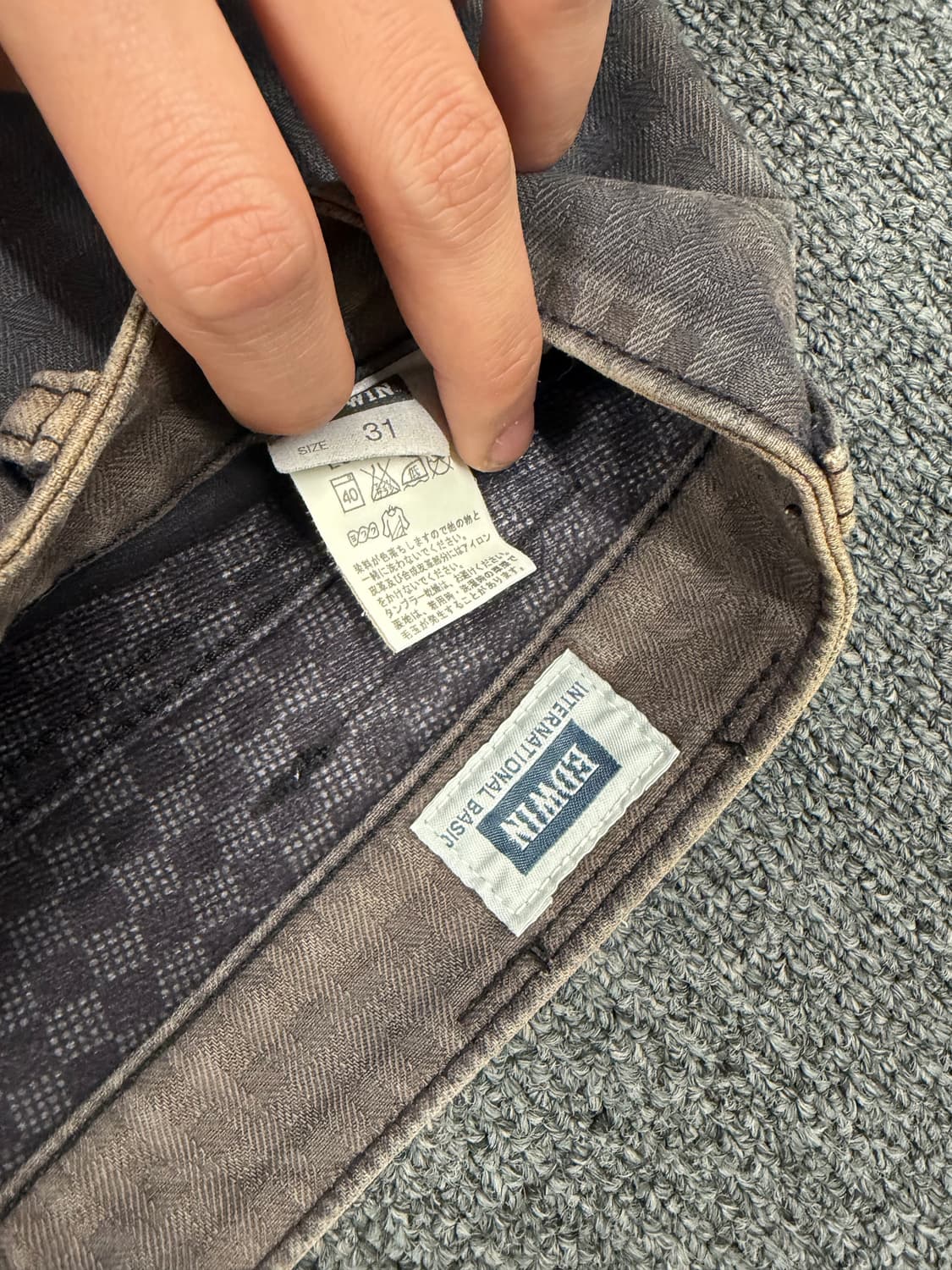 31)에드윈 빈티지 패턴 데님팬츠 상품이미지3