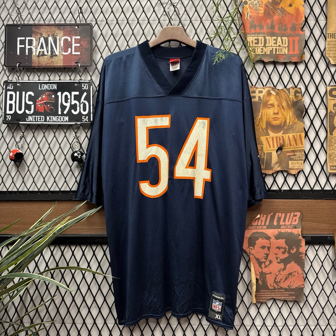 00s 리복 X NFL 시카고 베어스 레플리카 저지 네이비 상품이미지3