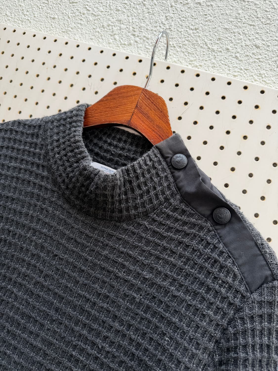 2000s ARMANI JEANS US NAVY 아르마니 밀리터리 스웨터 상품이미지5