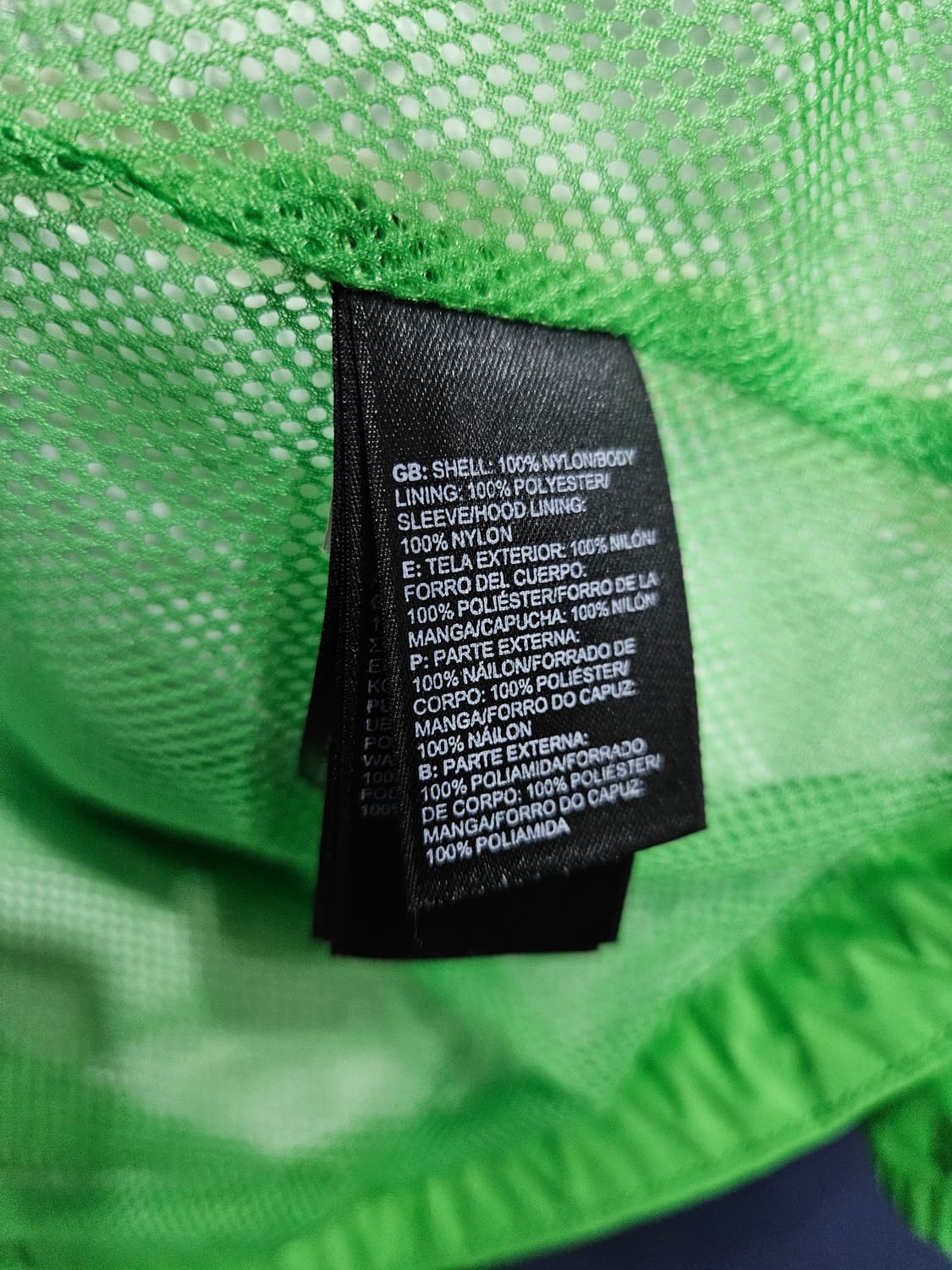 노스페이스 하이벤트 그린 남성 100 등산복 바람막이 자켓  상품이미지10