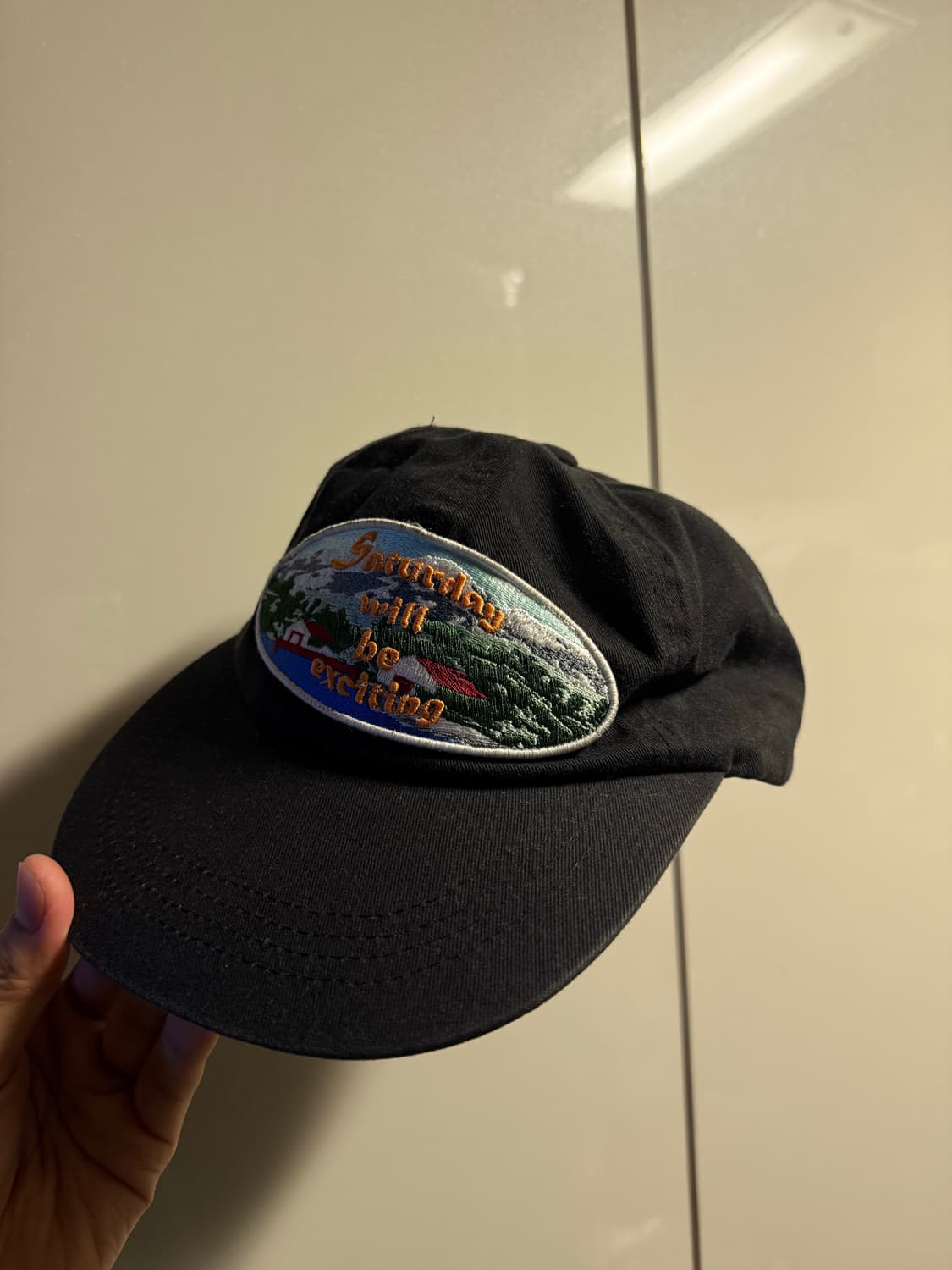 STU 패치 볼캡 모자 블랙 상품이미지3