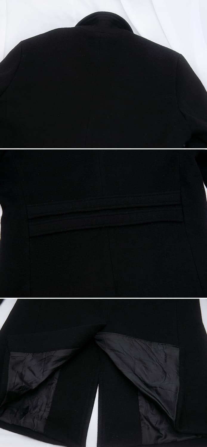 칼리코 리본 마스터 클래식 싱글 체스터 코트 자켓 (95-100) 상품이미지5