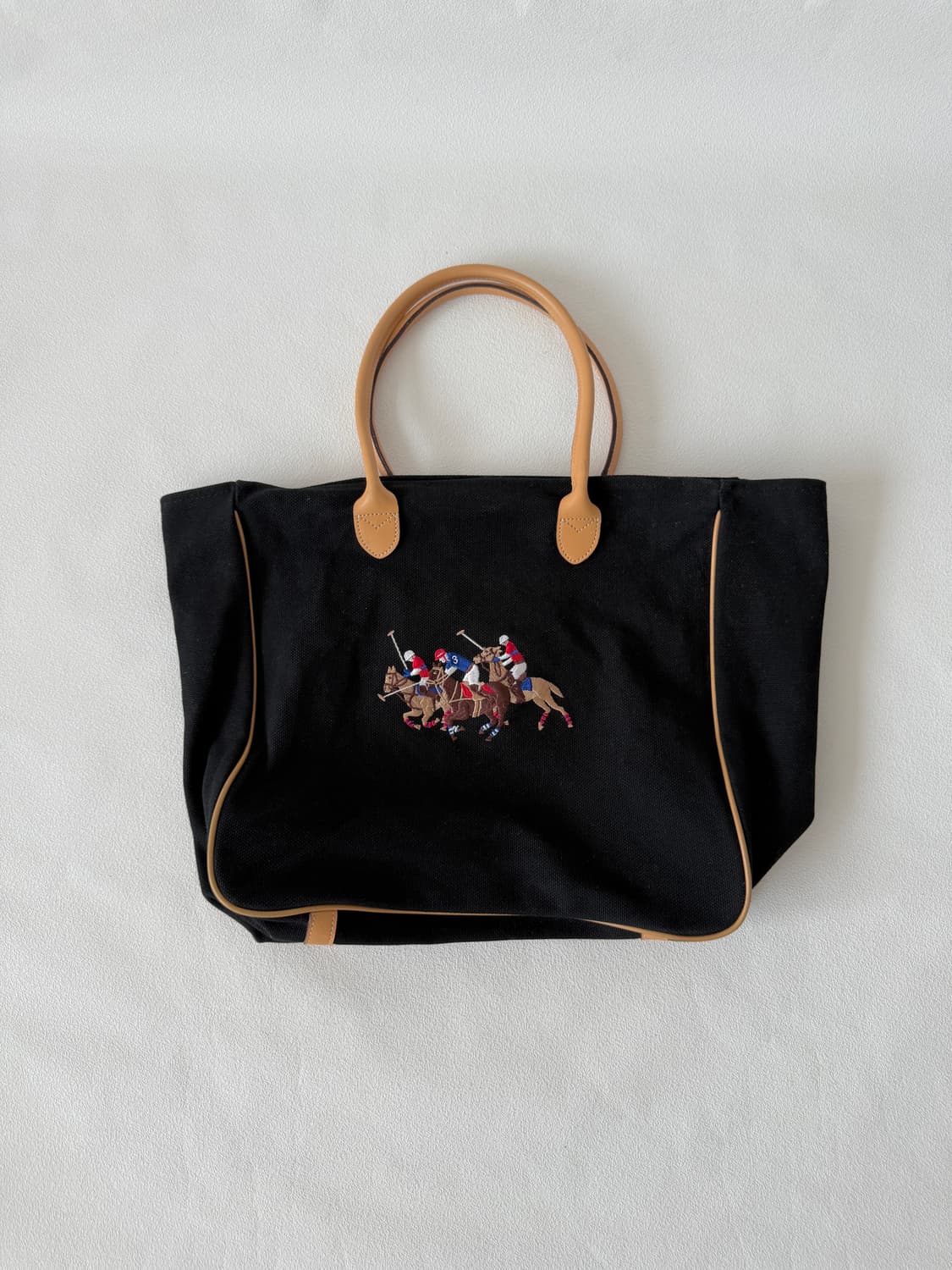 랄프로렌(RALPH LAUREN) 캔버스 토트백 상품이미지1
